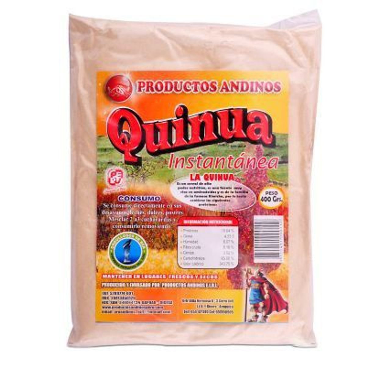 PRODUCTOS ANDINOS - Quinua Instantánea Productos Andinos Bolsa 400 g