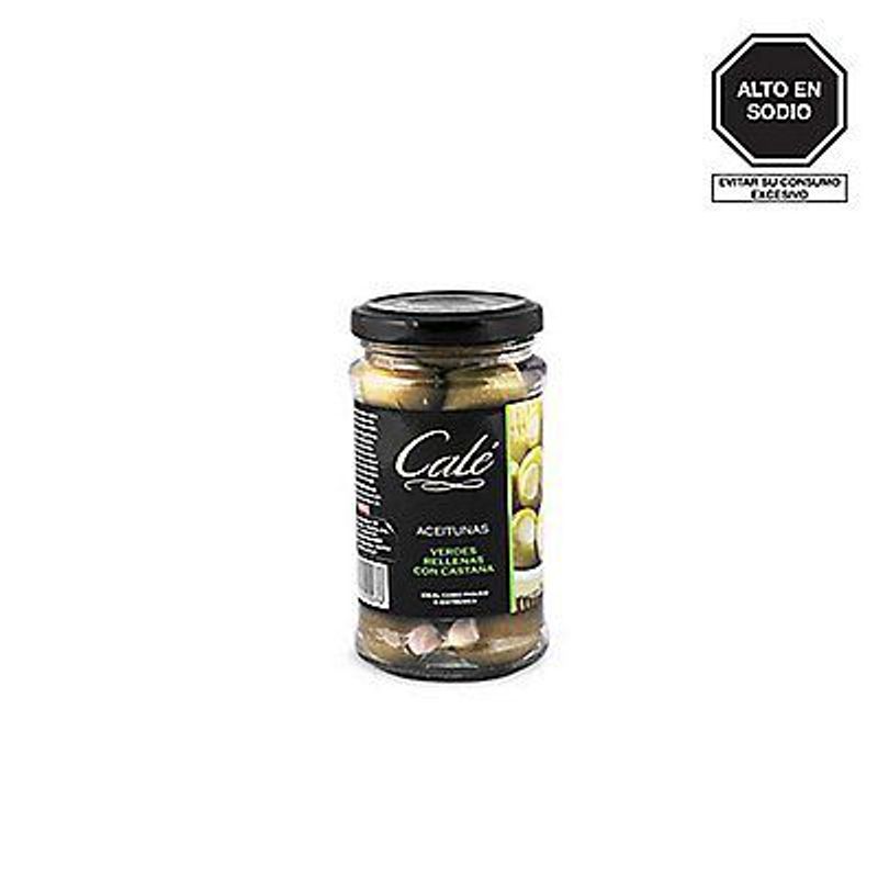 CALE - Aceituna Verde Relleno con Castaña Cale 240 g