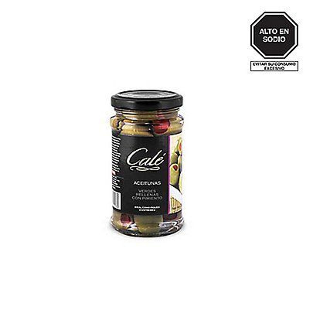 CALE - Aceituna Verde Cale Relleno con Pimiento Envase 240 g
