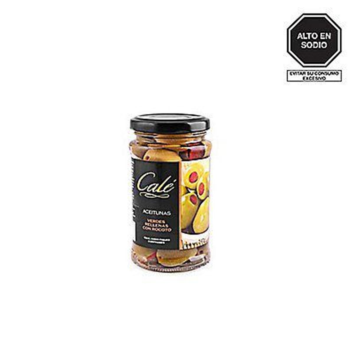CALE - Aceituna Verde Cale Relleno con Rocoto Envase 240 g