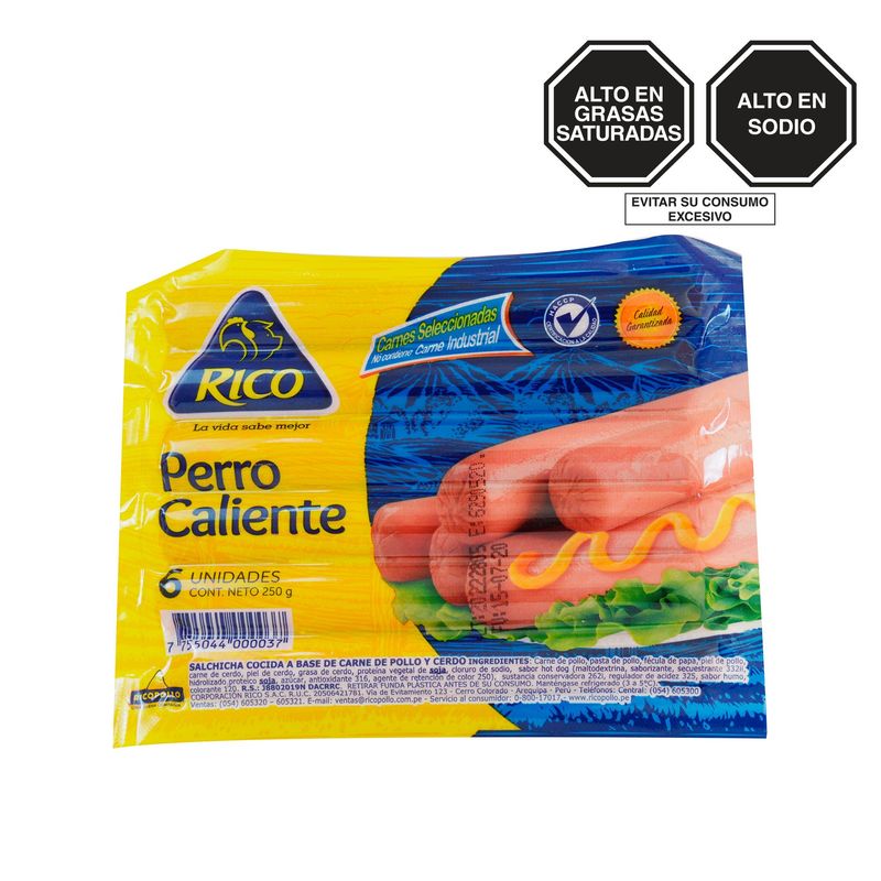 RICO - Perro Caliente Rico Empaque 250 g