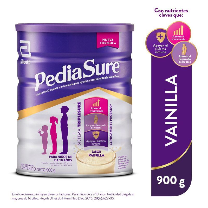 PEDIASURE - Suplemento Pediasure Plus Triplesure Vainilla 900 g