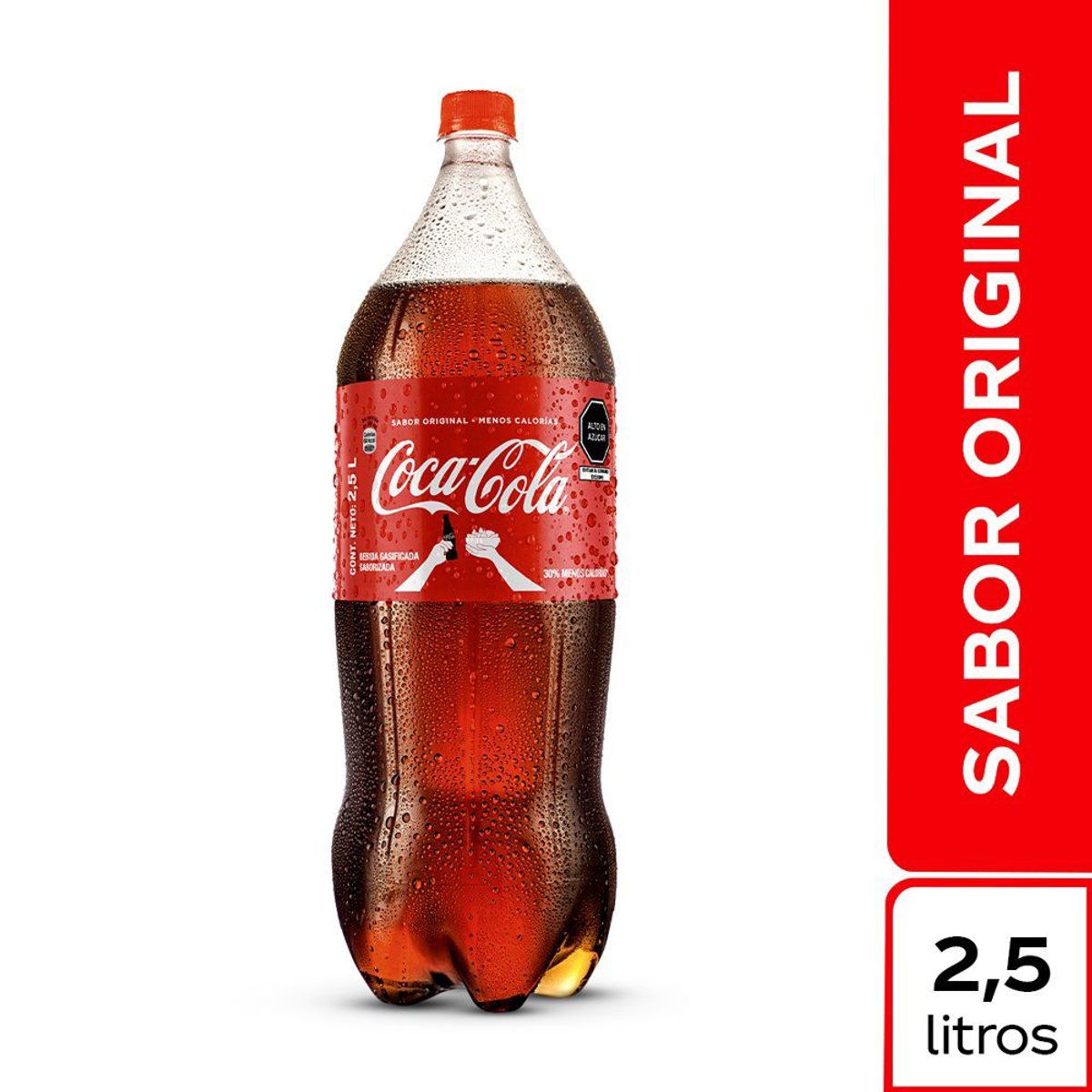 COCA COLA - Gaseosa Coca Cola Botella 2.5 L