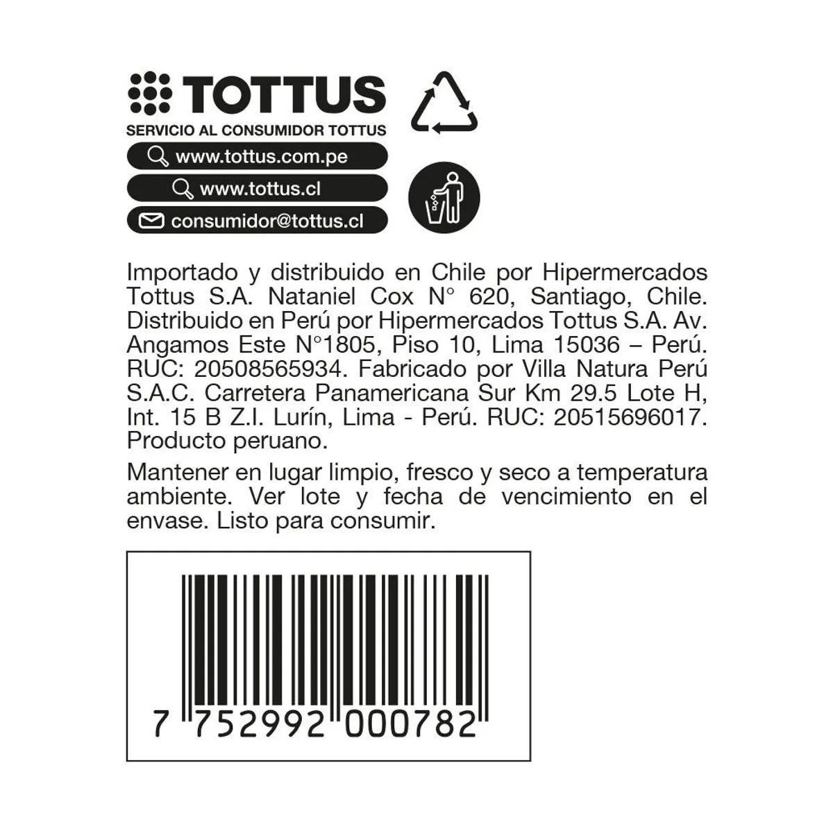 TOTTUS - Mote Salado Tottus Bolsa 100 g