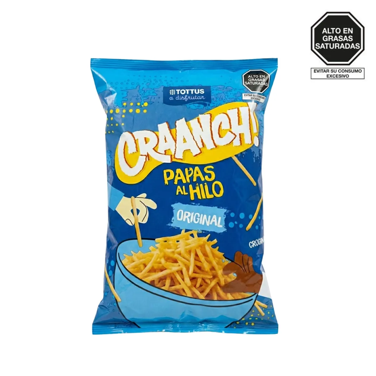 TOTTUS - Papas Al Hilo Craanch Tottus Bolsa 150 g