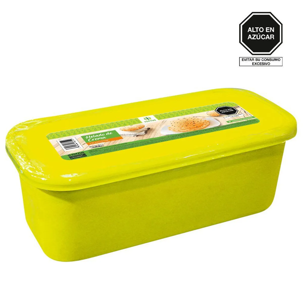 TOTTUS - Helado de Crema Lúcuma Chips Tottus Pote 5 L