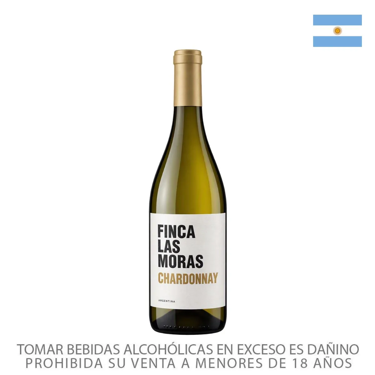 LAS MORAS - Vino Las Moras Chardonnay Botella 750 mL