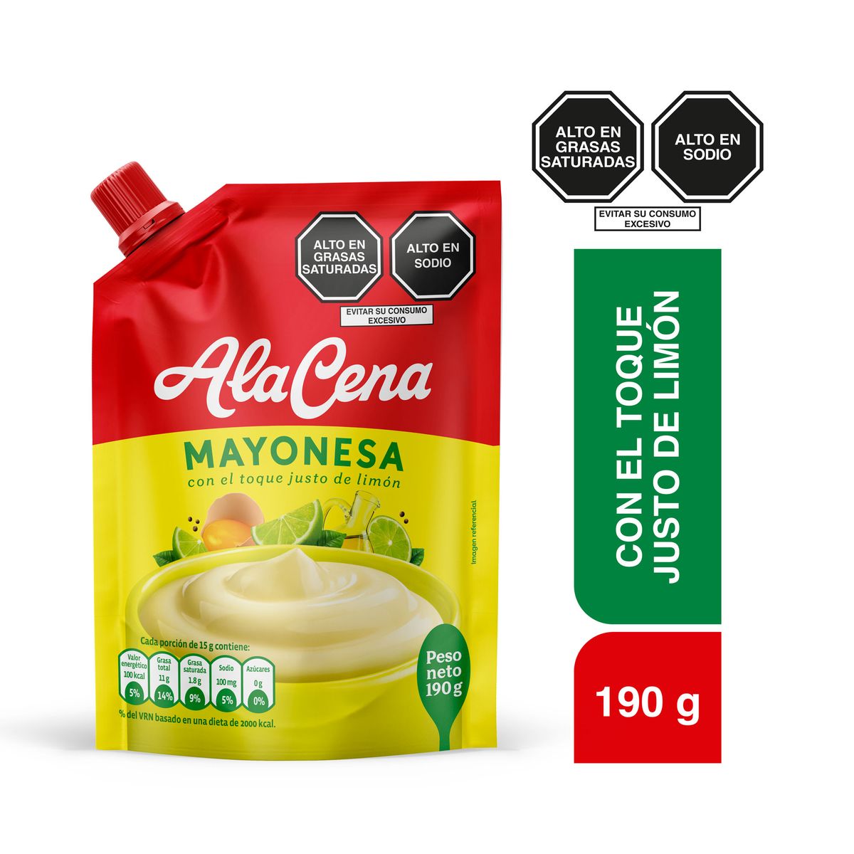 ALACENA - Mayonesa Alacena Doypack 190 g