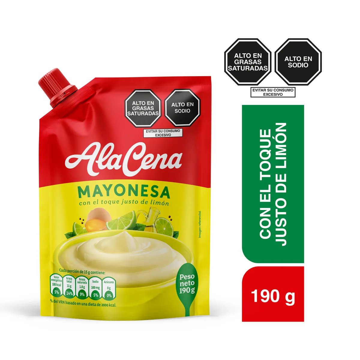 ALACENA - Mayonesa Alacena Doypack 190 g