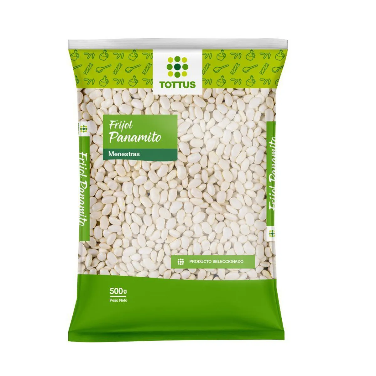 TOTTUS - Frijol Panamito Tottus Menestra Bolsa 500 g