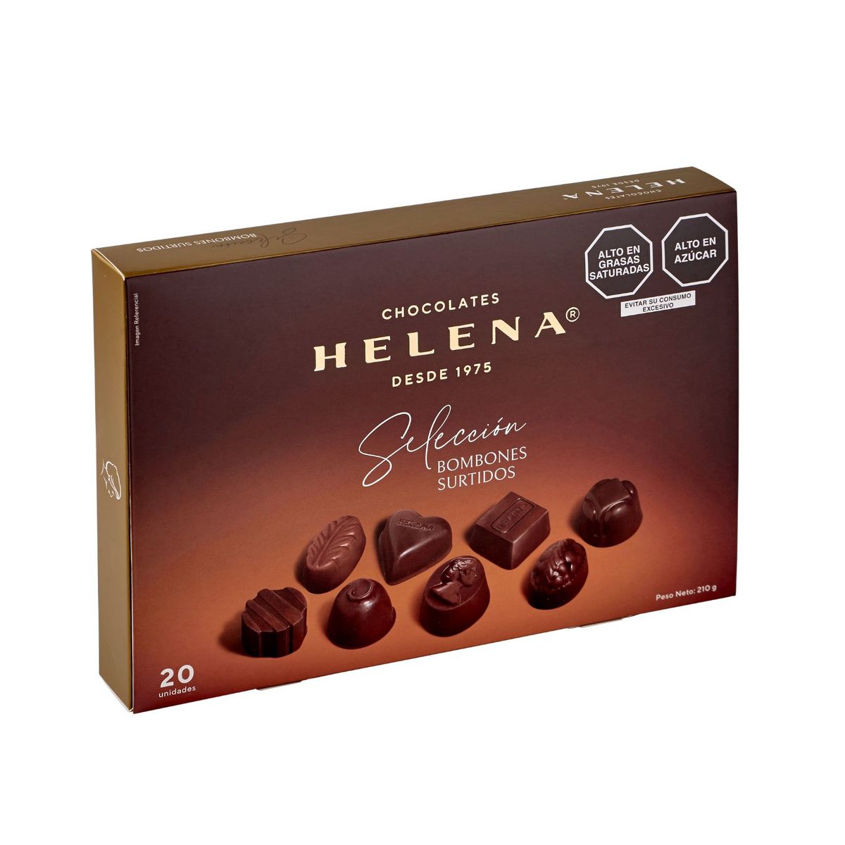 HELENA - Bombones de Chocolate Helena Surtido Caja 20 Und