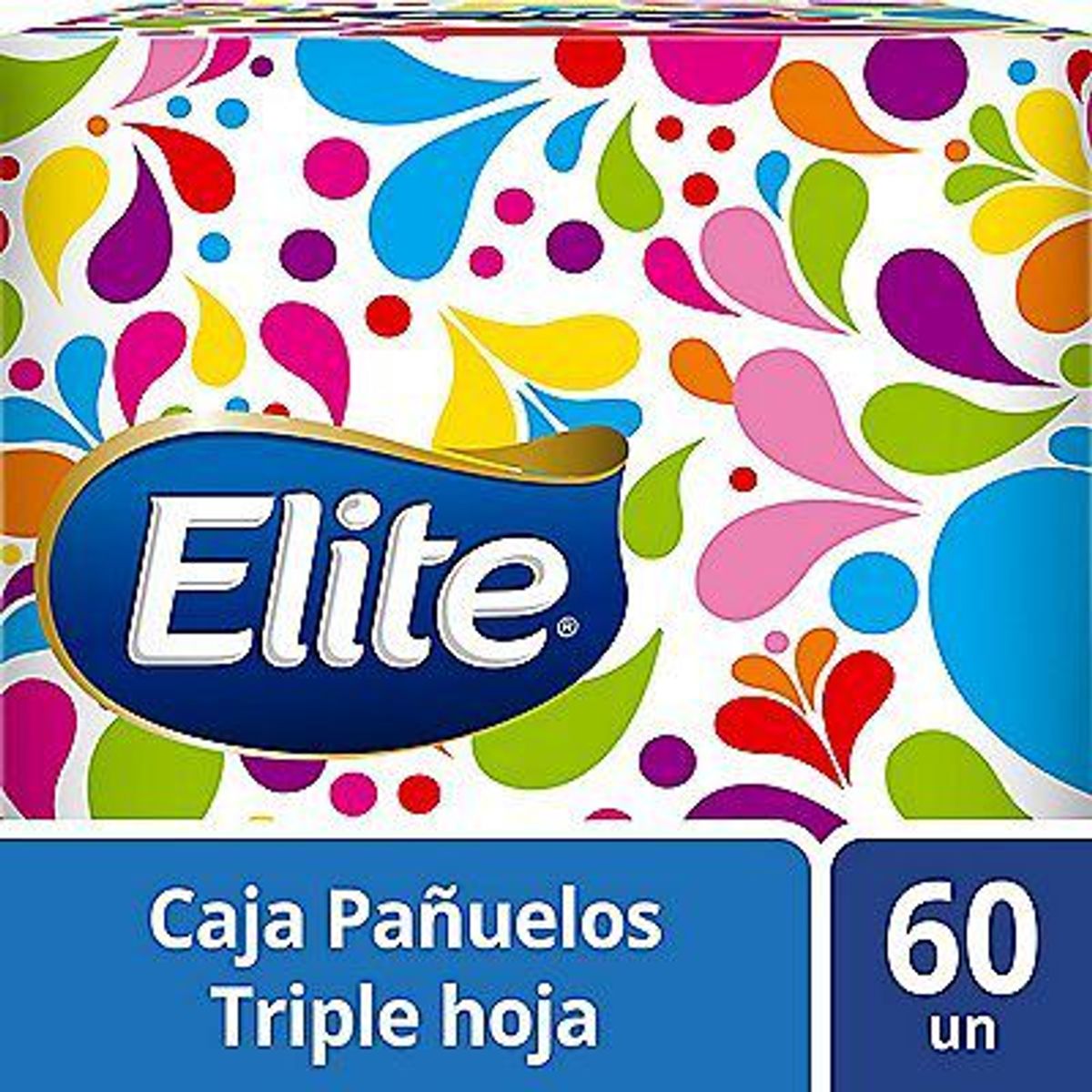 ELITE - Pañuelos Elite Triple Hoja Caja 60 Und