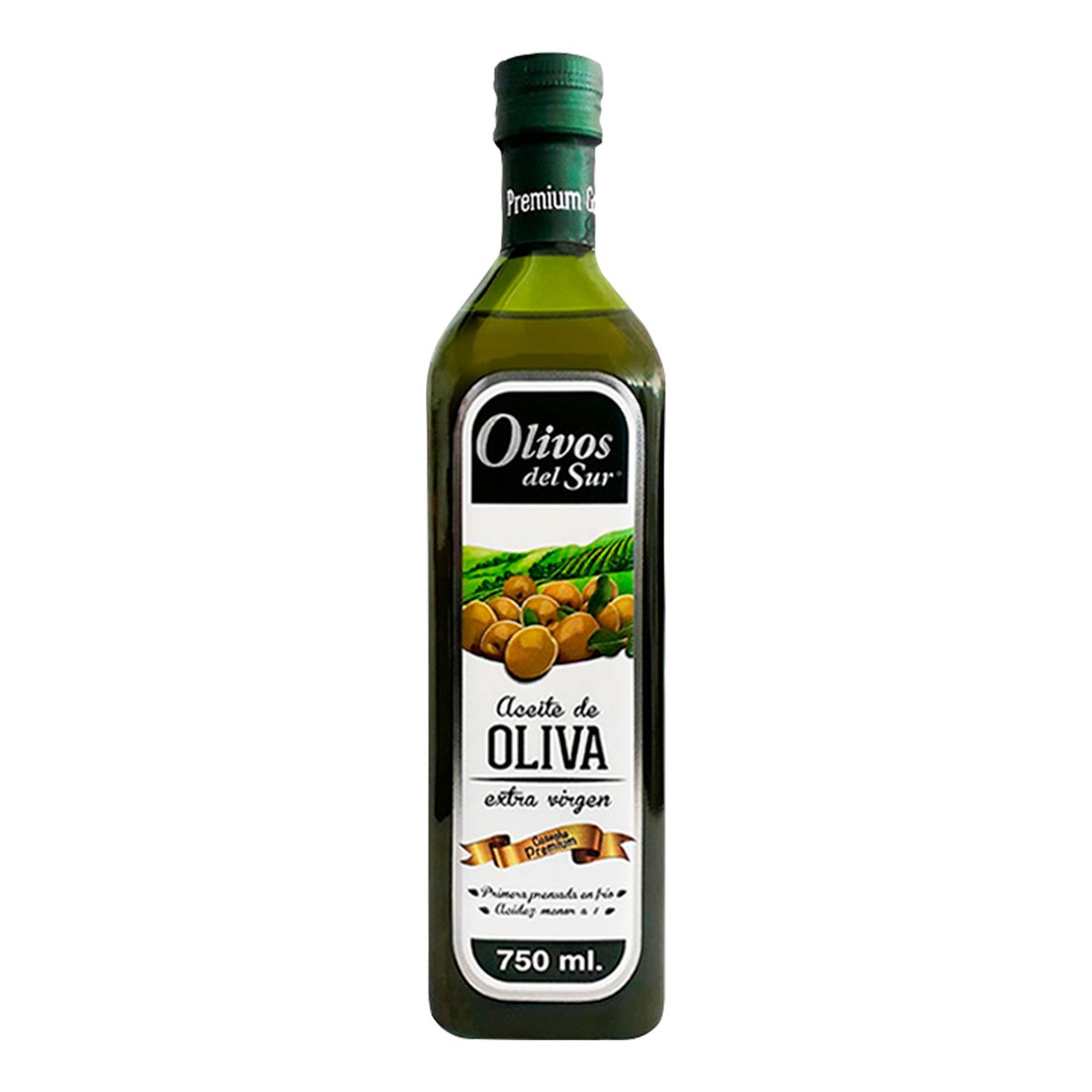 OLIVOS DEL SUR - Aceite de Oliva Extra Virgen Olivos del Sur Botella 750 mL