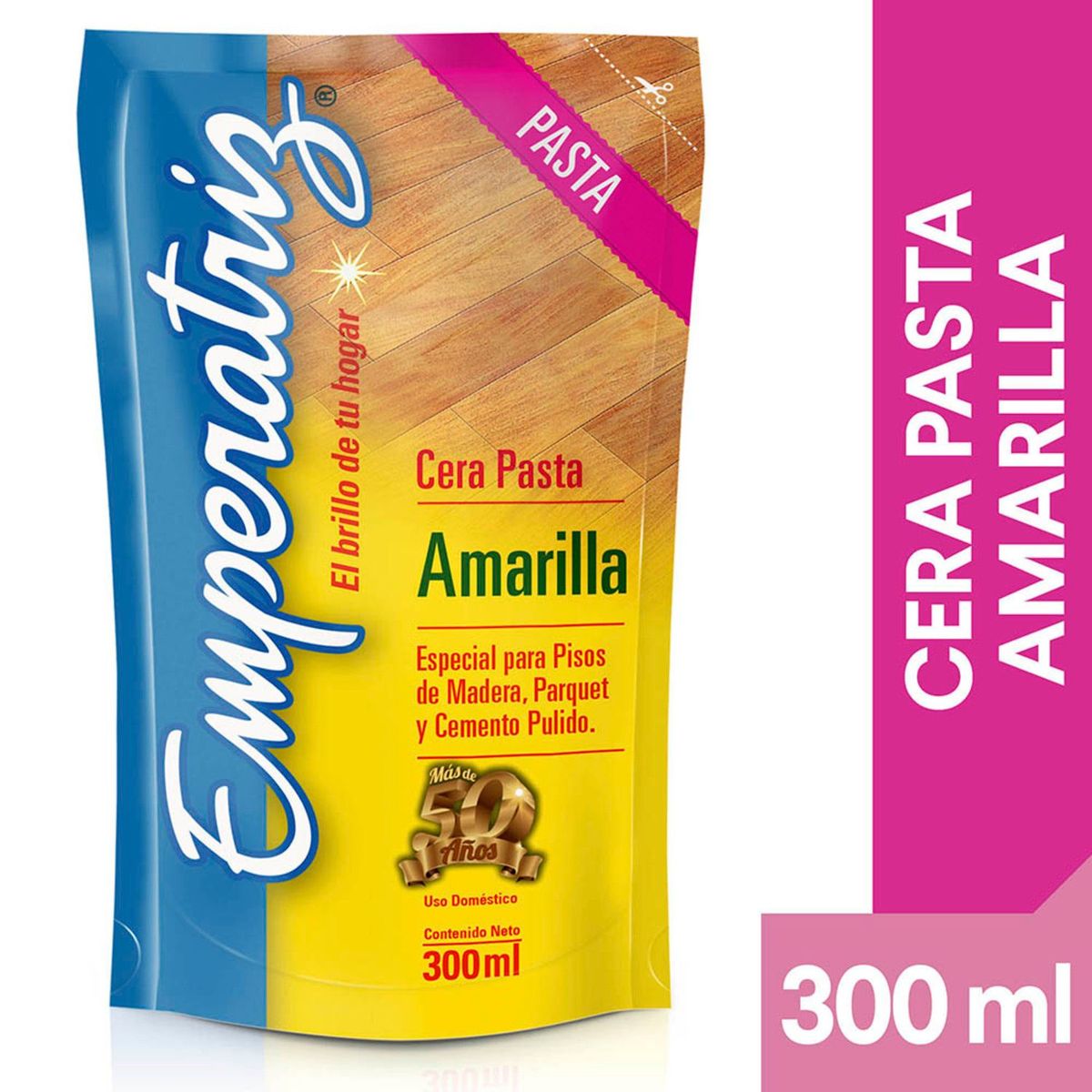 EMPERATRIZ - Cera en Pasta Emperatriz Amarilla Envase 300 mL