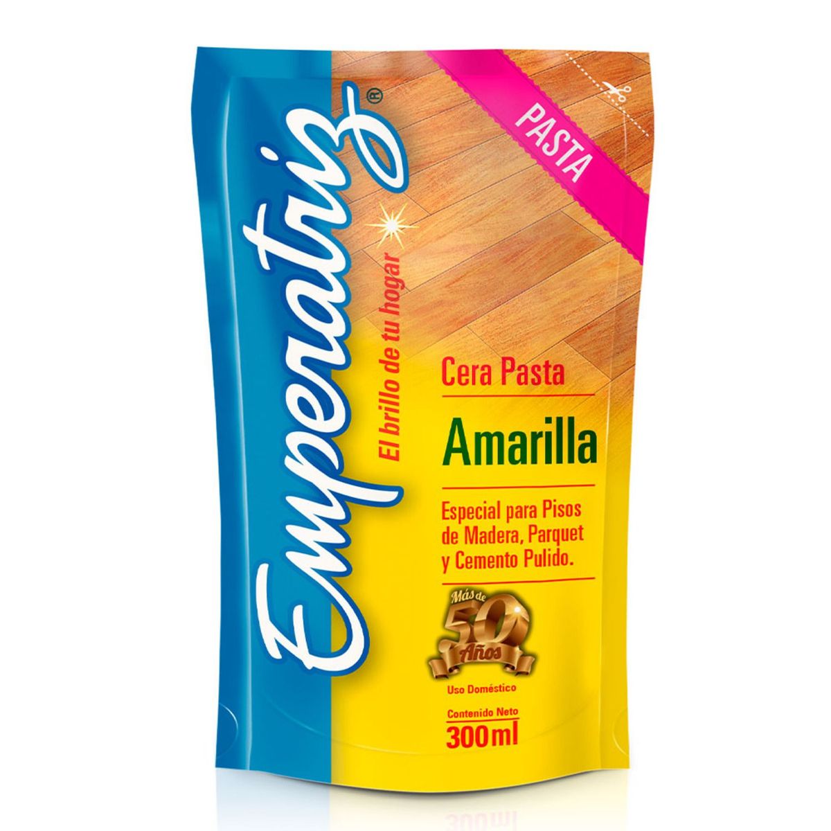 EMPERATRIZ - Cera en Pasta Emperatriz Amarilla Envase 300 mL