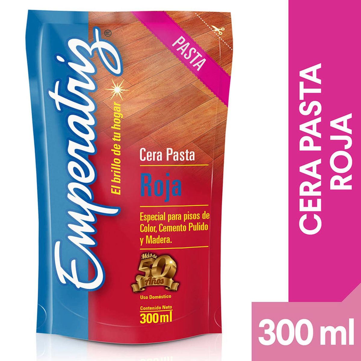 EMPERATRIZ - Cera en Pasta Emperatriz Roja Envase 300 mL