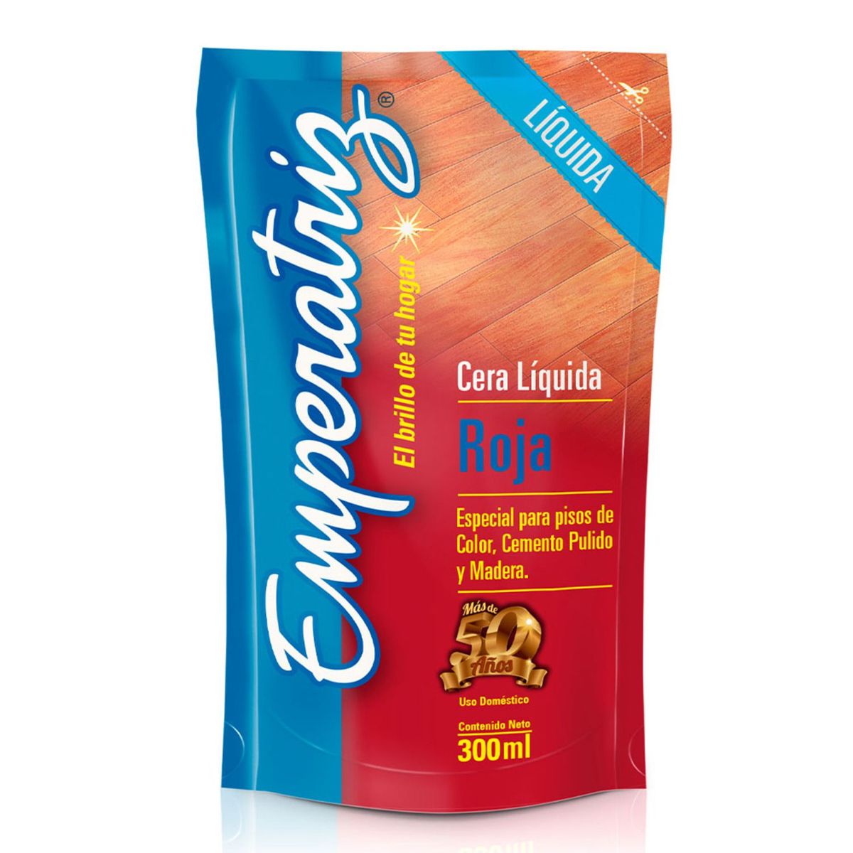 EMPERATRIZ - Cera Líquida Emperatriz Roja Envase 300 mL