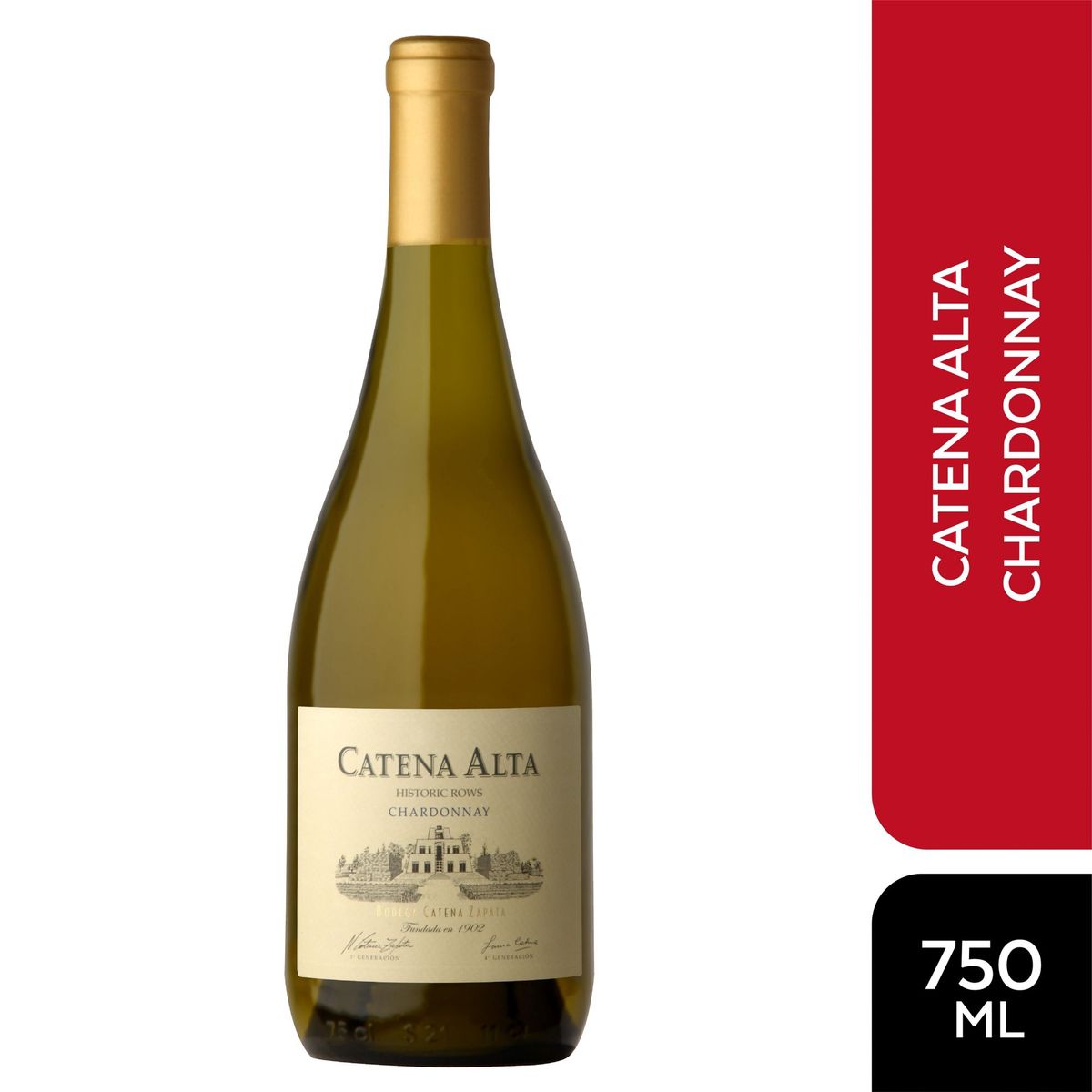 CATENA ZAPATA - Vino Blanco Catena Zapata Alta Botella 750 mL