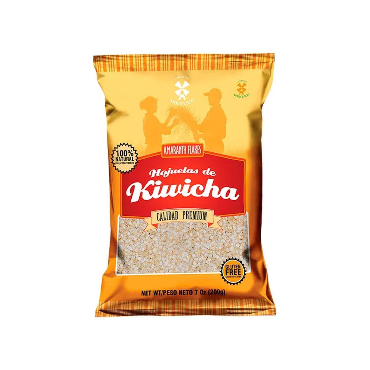 MOLICUSCO - Hojuelas de Kiwicha Molicusco Bolsa 200 g