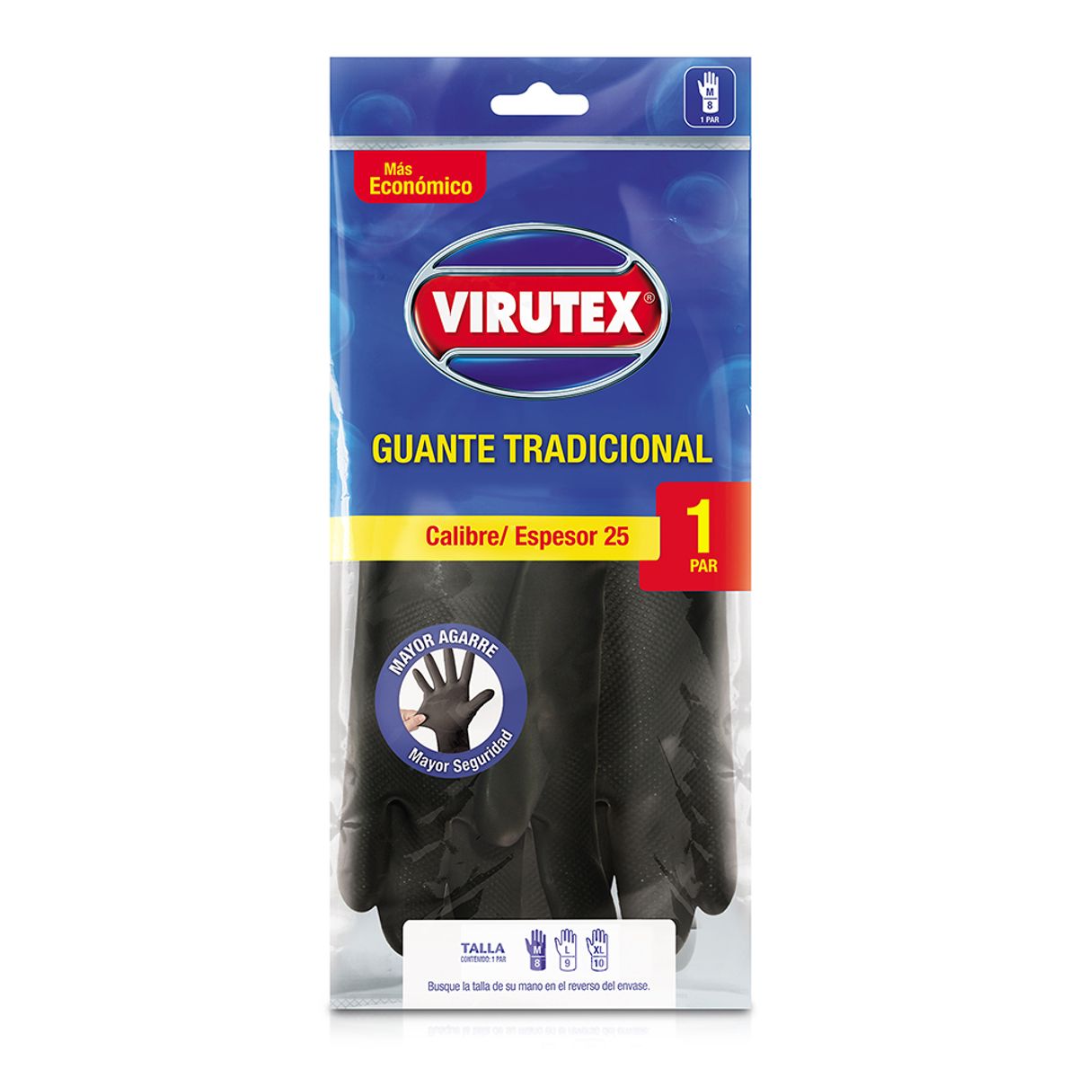 VIRUTEX - Guante Profesional Calibre 25 Talla M