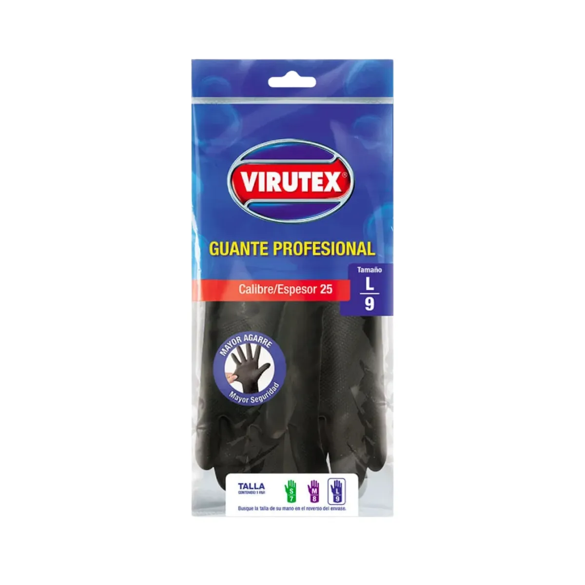 VIRUTEX - Guantes Profesionales Virutex Calibre 25 Talla L