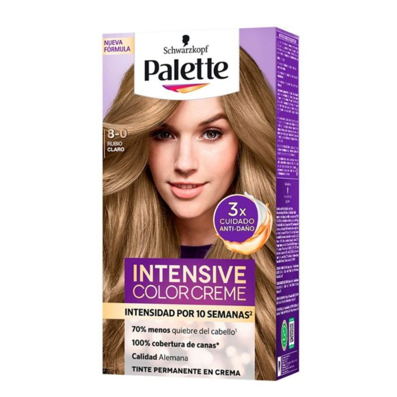 PALETTE COLOR CREAM - Tinte Palette Color Cream 8-0 Rubio Claro
