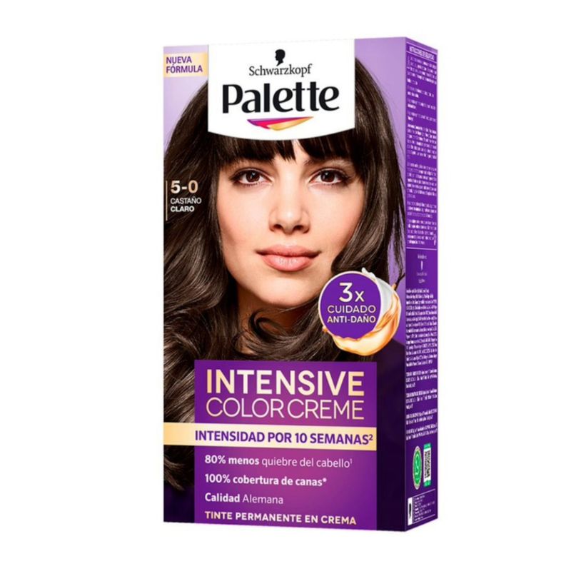 PALETTE COLOR CREAM - Tinte Palette Color Cream 5-0 Castaño Claro