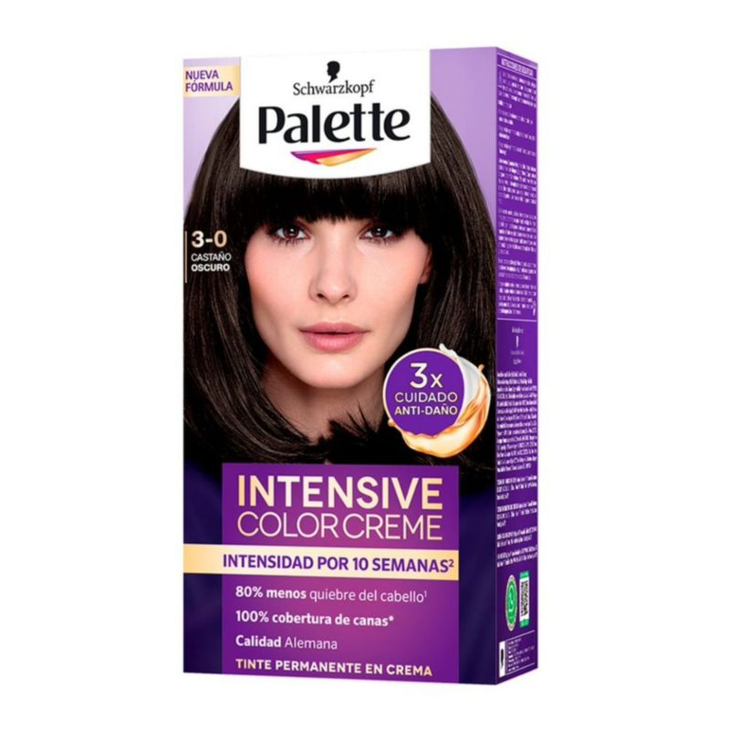 PALETTE COLOR CREAM - Tinte Palette Color Cream 3-0 Castaño Oscuro
