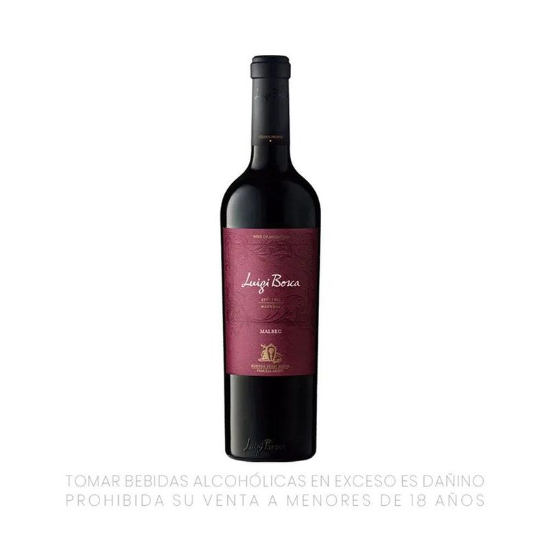 LUIGI BOSCA - Vino Tinto Luigi Bosca Malbec Botella 750 mL
