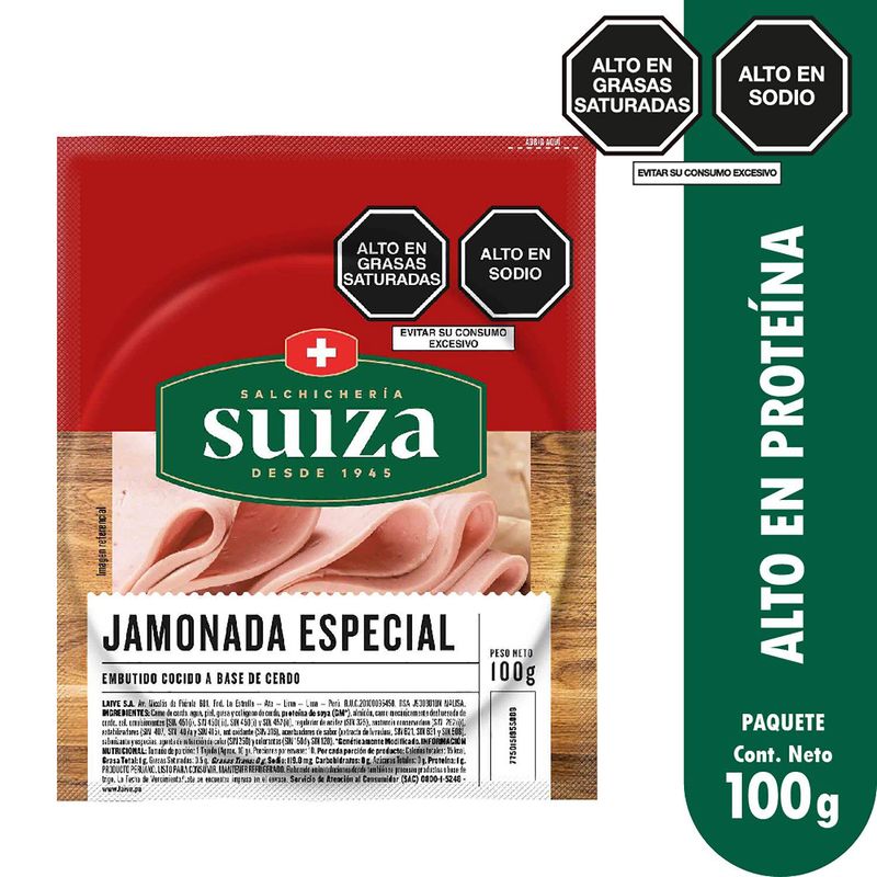 SUIZA - Jamonada Especial Suiza 100 g