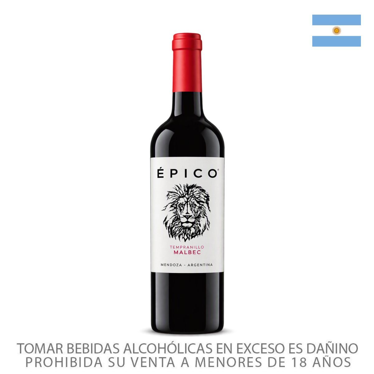 EPICO - Vino Tinto Epico Malbec Tempranillo Botella 750 mL