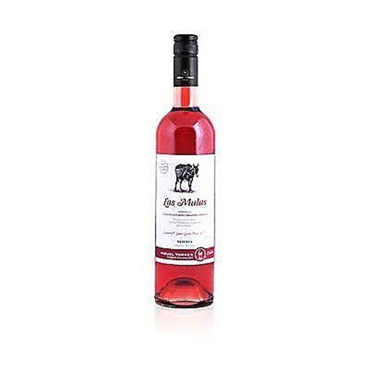 LAS MULAS - Vino Las Mulas Rosé Orgánico Sauvignon Botella 750 mL