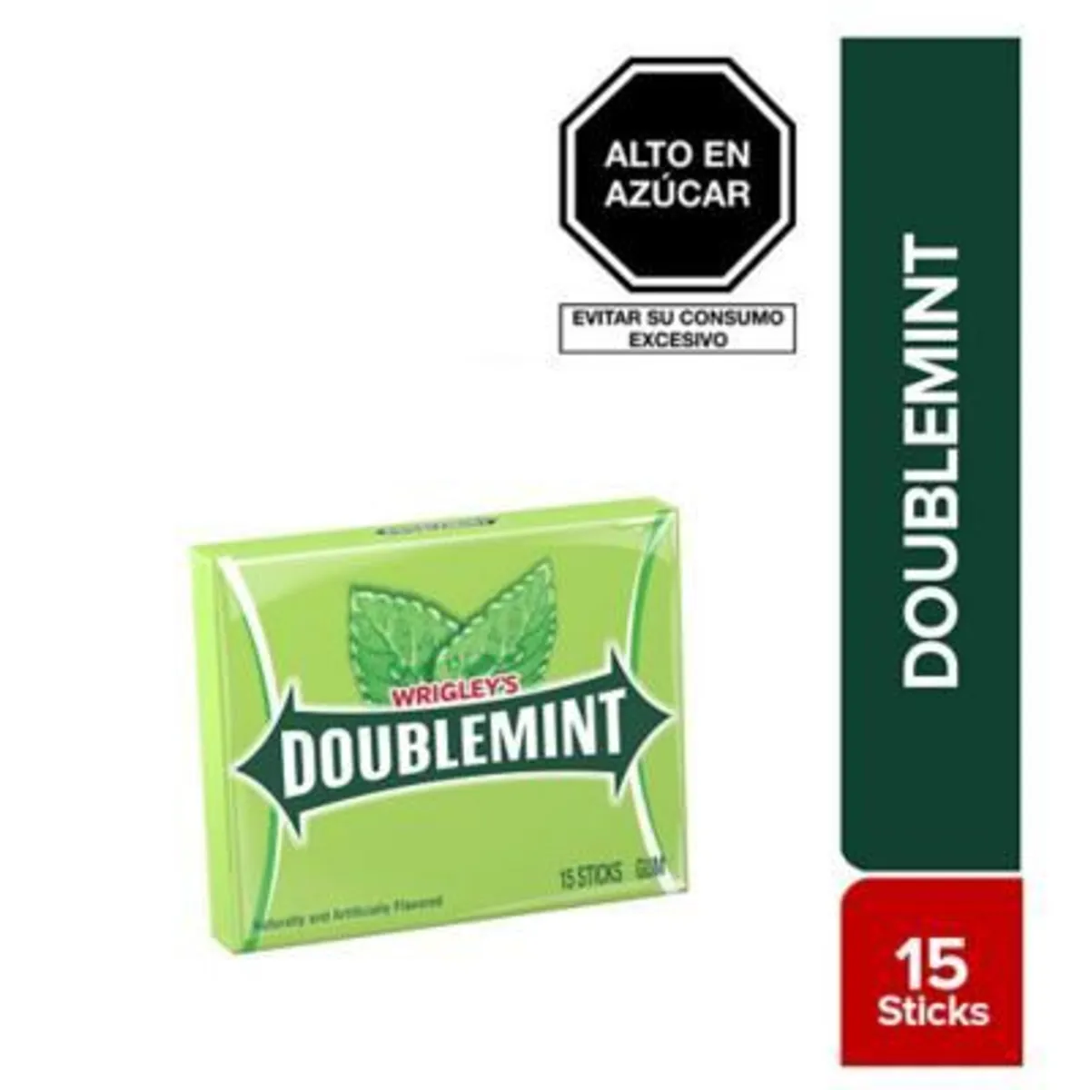 WRIGLEYS - Goma de Mascar Wrigleys Duoblemint Slim 15 Unidades