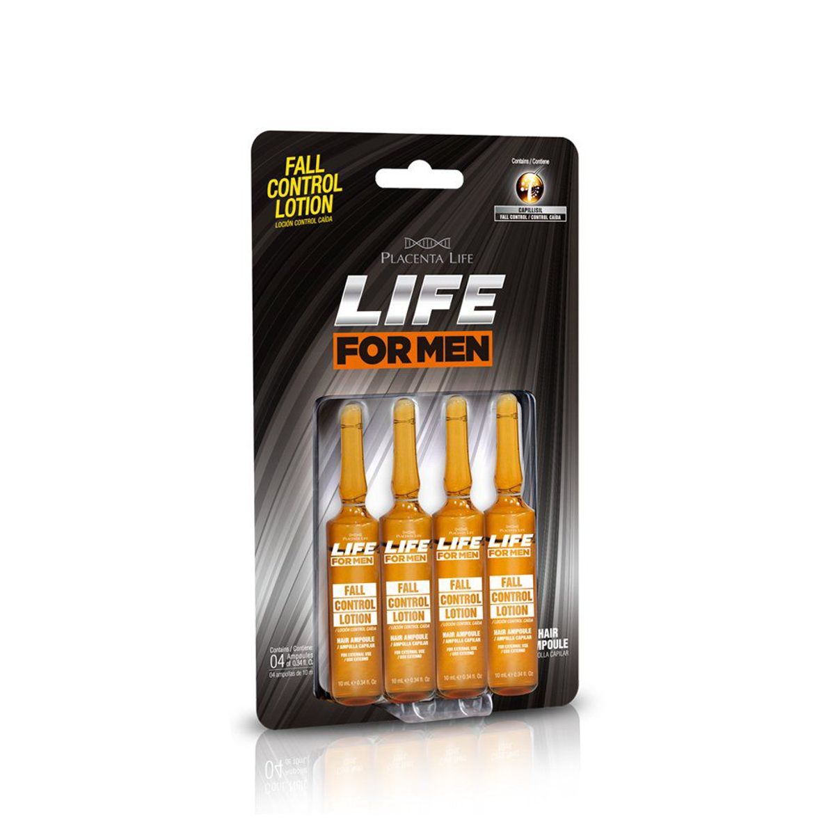 PLACENTA LIFE FOR MEN - Loción Control Caída Placenta Life Men Empaque 4 Und