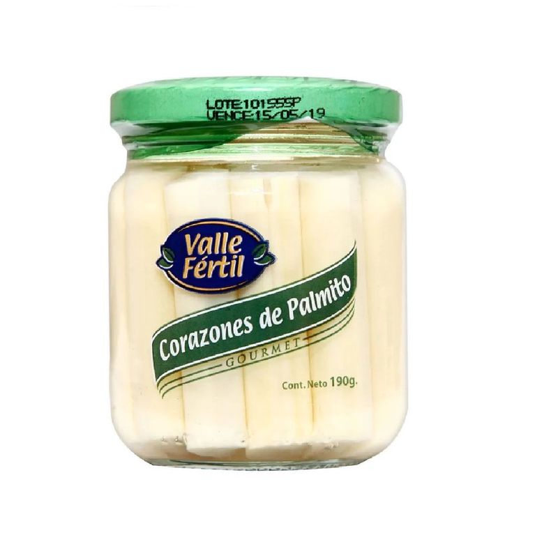 VALLE FERTIL - Corazones De Palmito Valle Fertil 190 g