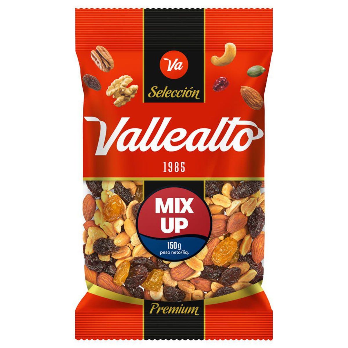 VALLEALTO - Frutos Secos Vallealto Mix Up Bolsa 150 g