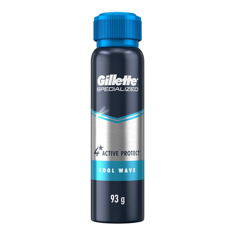 GILLETTE - Antitranspirante Gillette Spray Specialized Cool Wave Envase 93 g