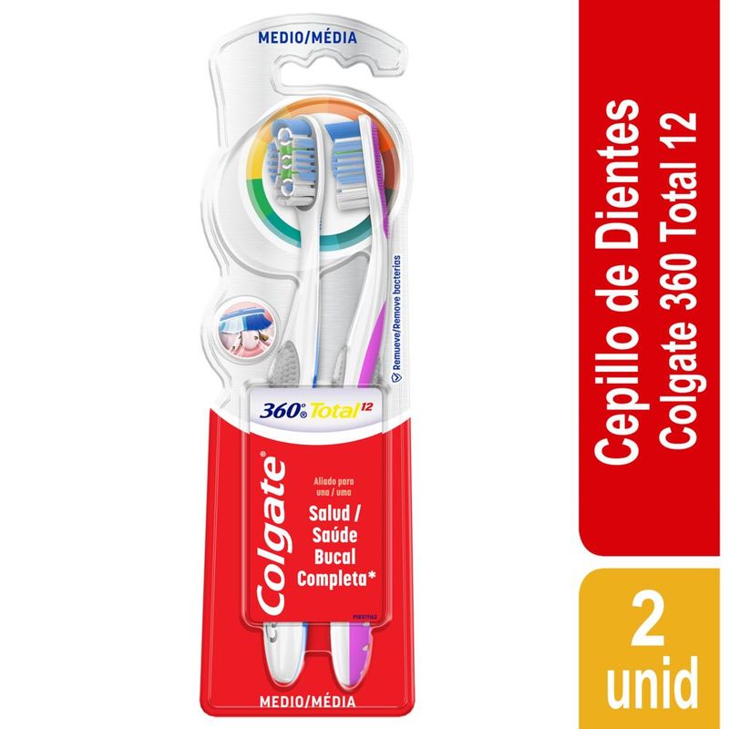 COLGATE - Cepillo De Dientes Colgate 360° Total 12 2und