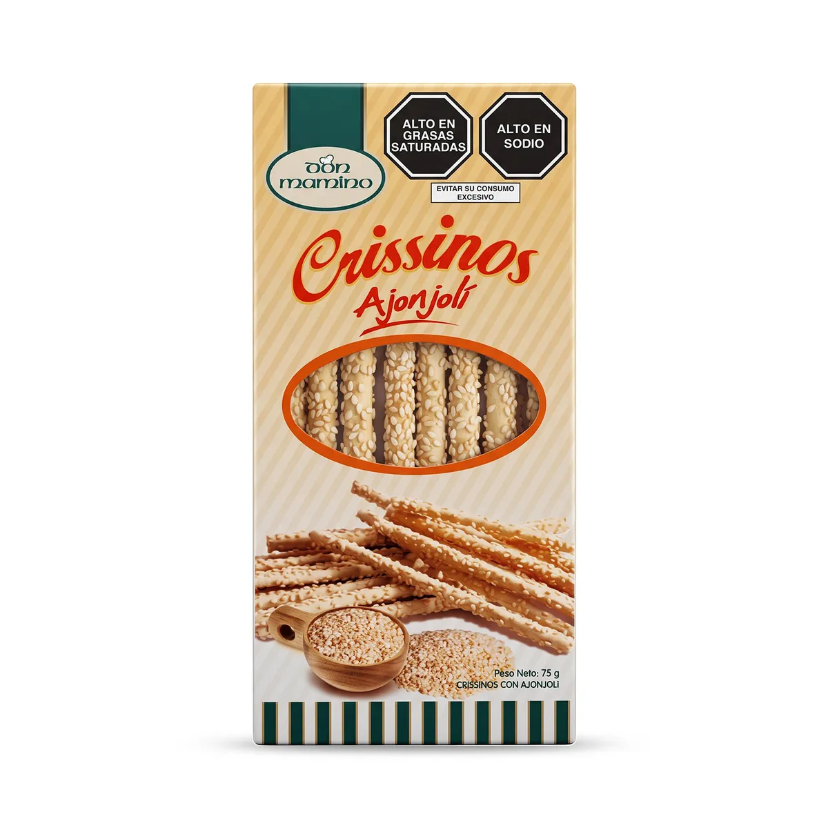 DON MAMINO - Crissinos Ajonjolí Don Mamino Caja 75 g