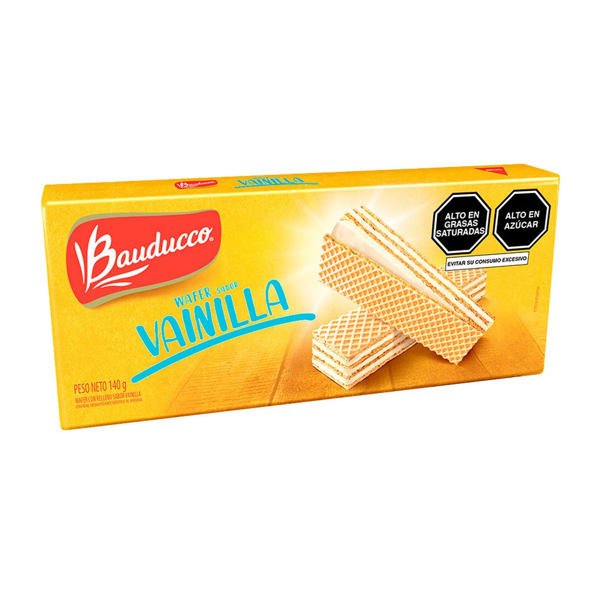 BAUDUCCO - Wafer Bauducco Sabor Vainilla Empaque 140 g