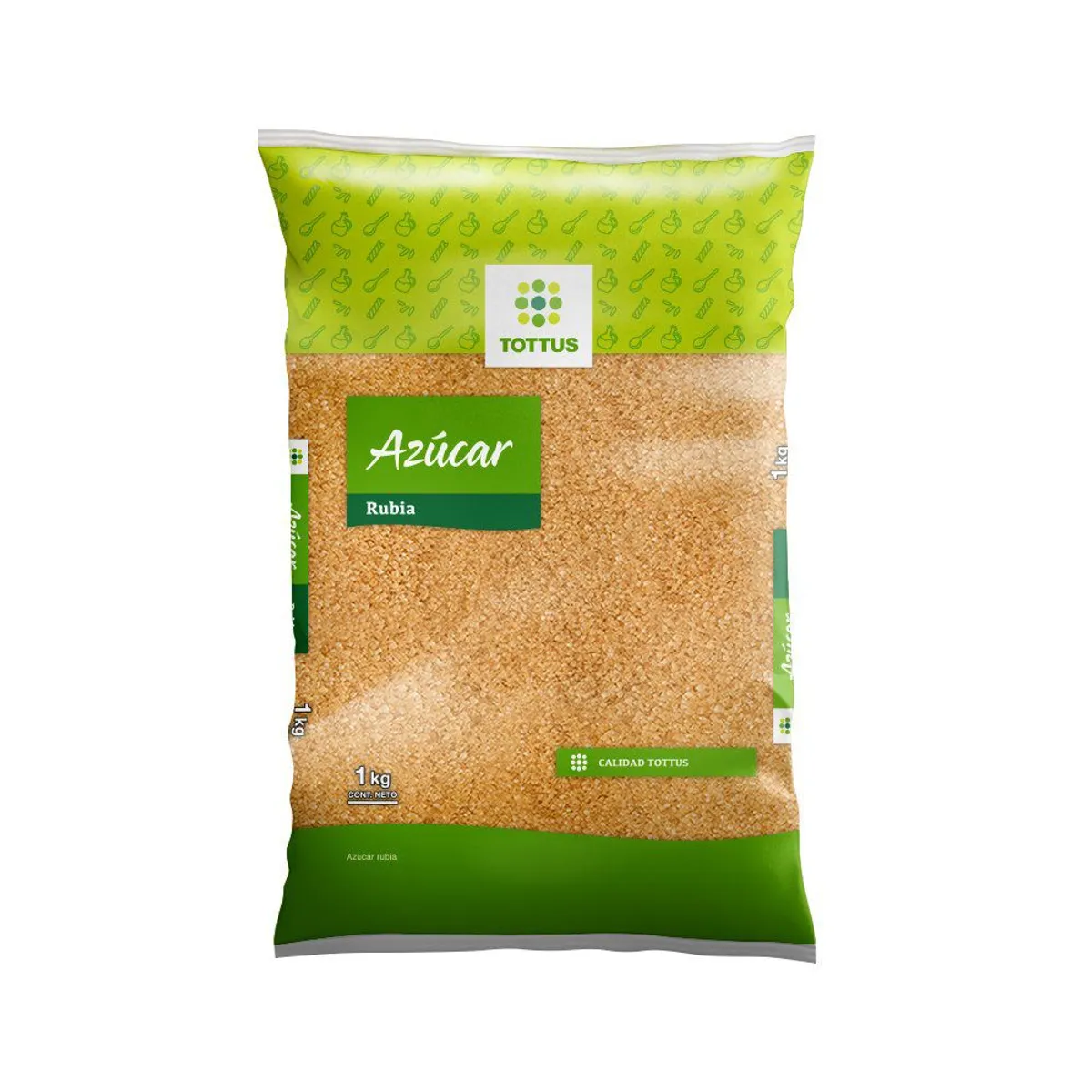 TOTTUS - Azúcar Rubia Tottus Bolsa 1 Kg