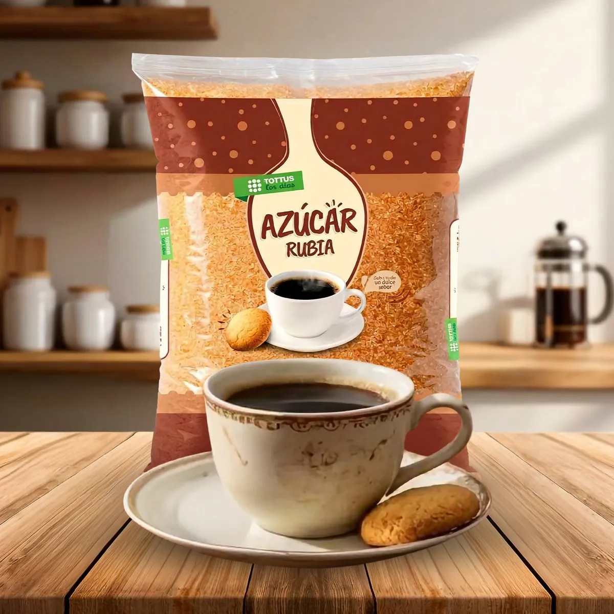 TOTTUS - Azúcar Rubia Tottus Bolsa 5 Kg