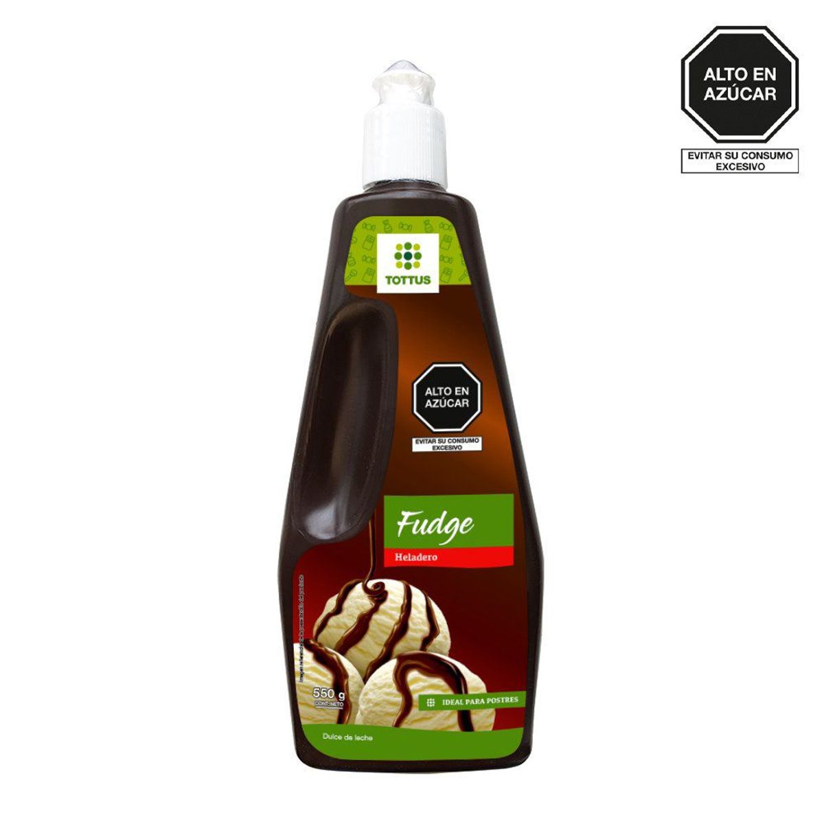TOTTUS - Fudge Heladero Tottus Envase 550 g