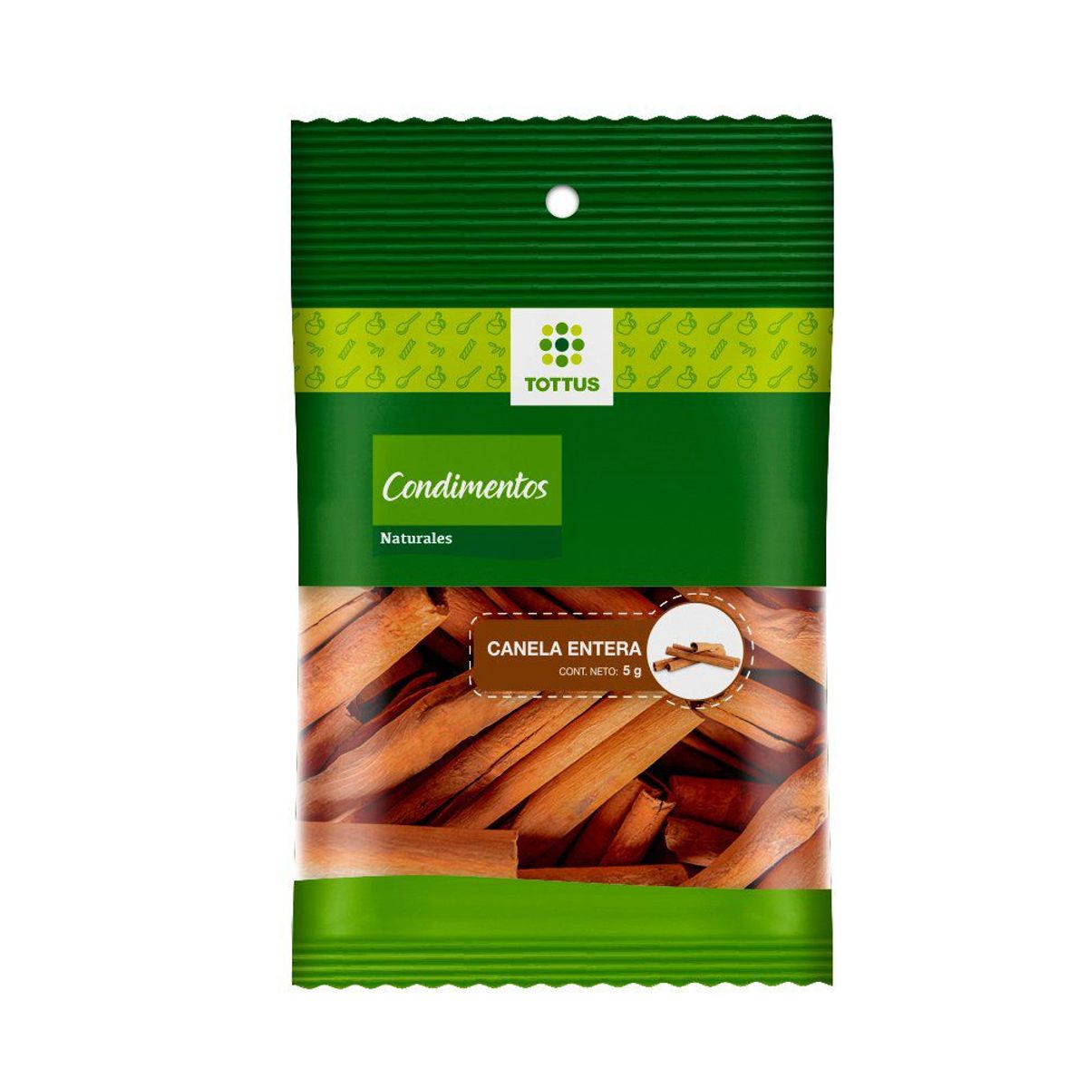 TOTTUS - Canela Entera Tottus Empaque 5 g