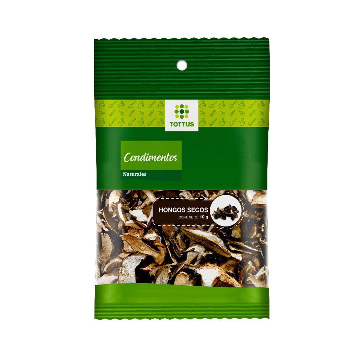 TOTTUS - Hongos Secos Tottus Empaque 10 g