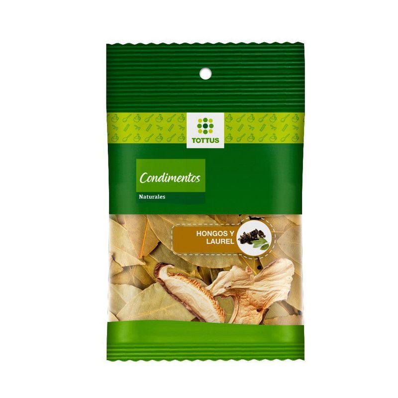 TOTTUS - Hongos y Laurel Tottus Empaque 10 g