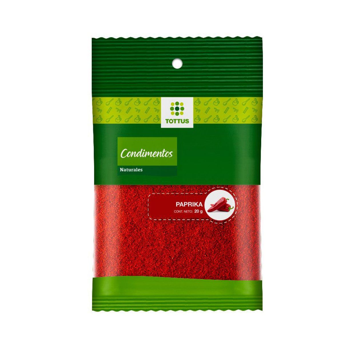 TOTTUS - Paprika Molida Tottus Empaque 20 g