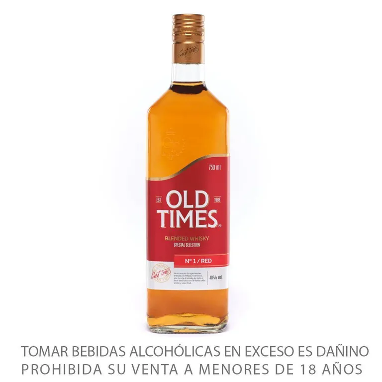Whisky Old Times Red Botella 750 mL | Tottus Perú