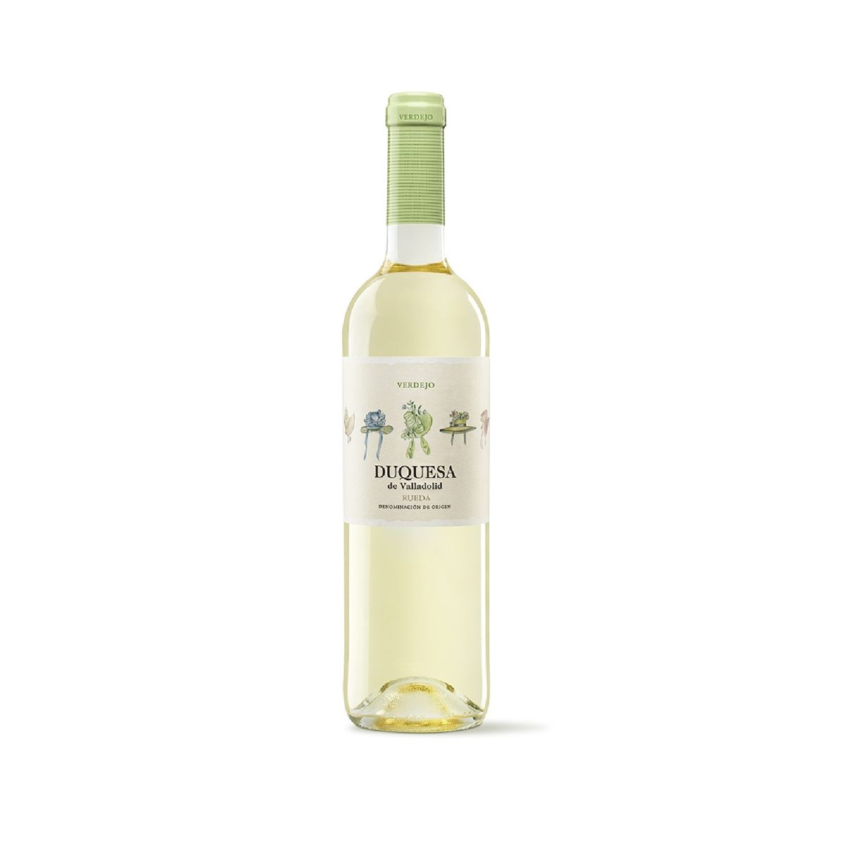 VALLADOLID - Vino Blanco Duquesa de Valladolid Verdejo Rueda Botella 750 mL