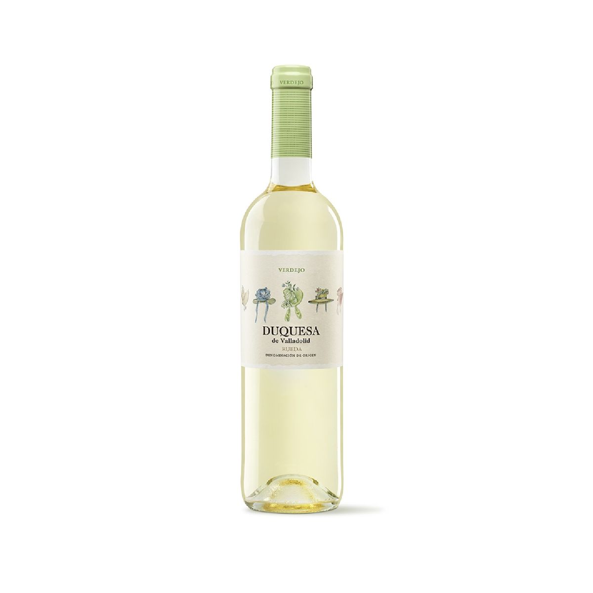 VALLADOLID - Vino Blanco Duquesa de Valladolid Verdejo Rueda Botella 750 mL